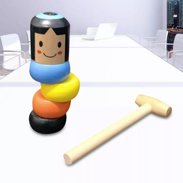 Unbreakable Wooden Man Magic Toy