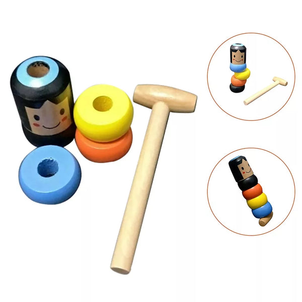 Unbreakable Wooden Man Magic Toy