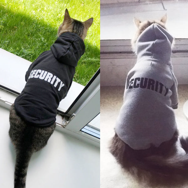 Cat Jacket Security Costume Dogs