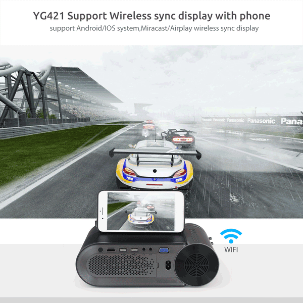 Mini LED Projector Native 1280x720 Portable