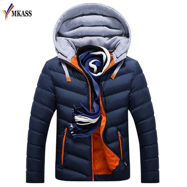 New Men Autumn & Winter Jacket Warm Coat Cotton-Padded Outwear