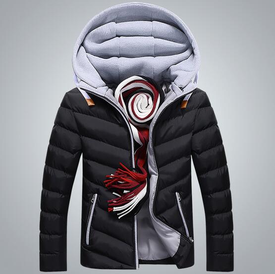 New Men Autumn & Winter Jacket Warm Coat Cotton-Padded Outwear