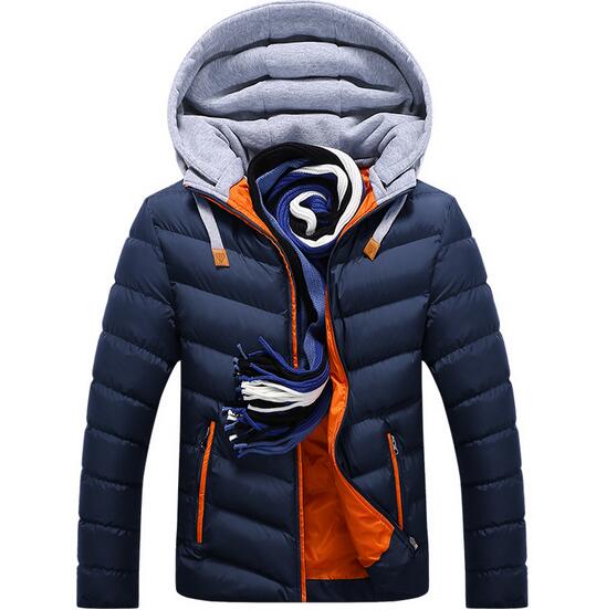 New Men Autumn & Winter Jacket Warm Coat Cotton-Padded Outwear