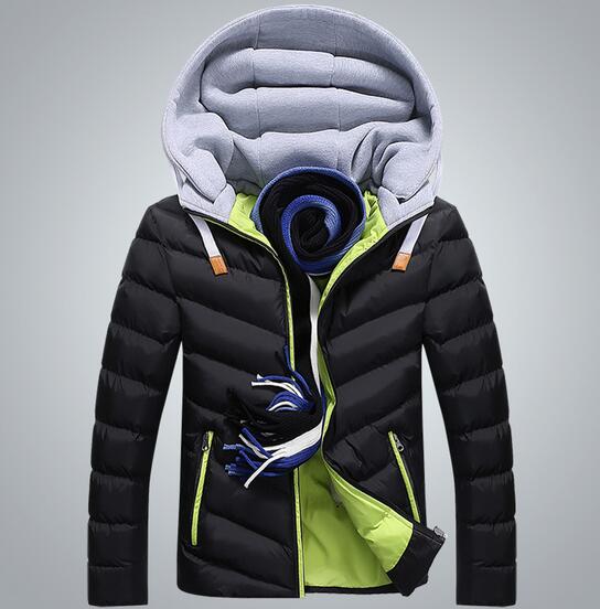 New Men Autumn & Winter Jacket Warm Coat Cotton-Padded Outwear