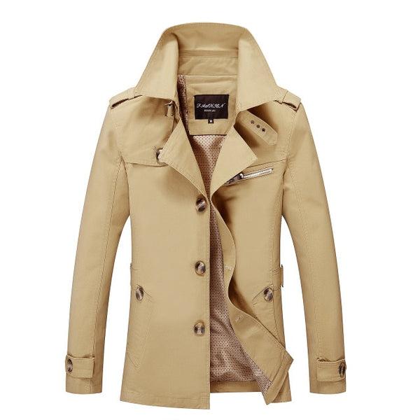 Jacket Slim Fit High Quality Mens Autumn Spring Clothing