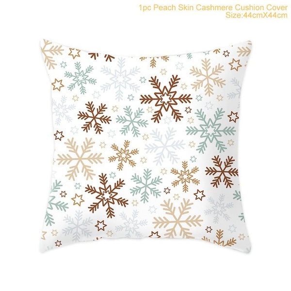 FENGRISE 45x45cm Cotton Linen Merry Christmas Cover