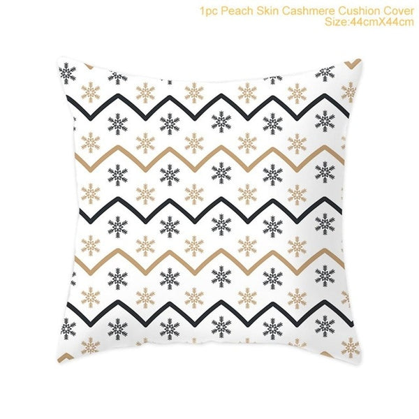 FENGRISE 45x45cm Cotton Linen Merry Christmas Cover