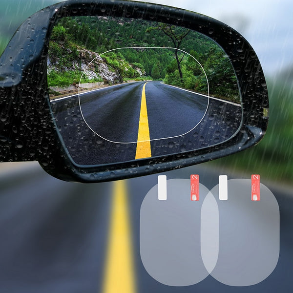 Waterproof  Car Sticker Anti Fog Mirror