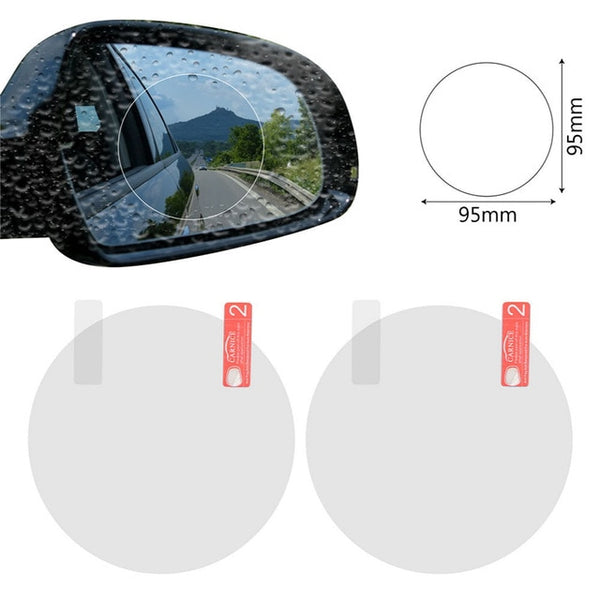 Waterproof  Car Sticker Anti Fog Mirror