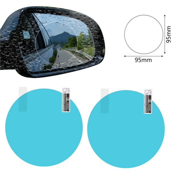 Waterproof  Car Sticker Anti Fog Mirror