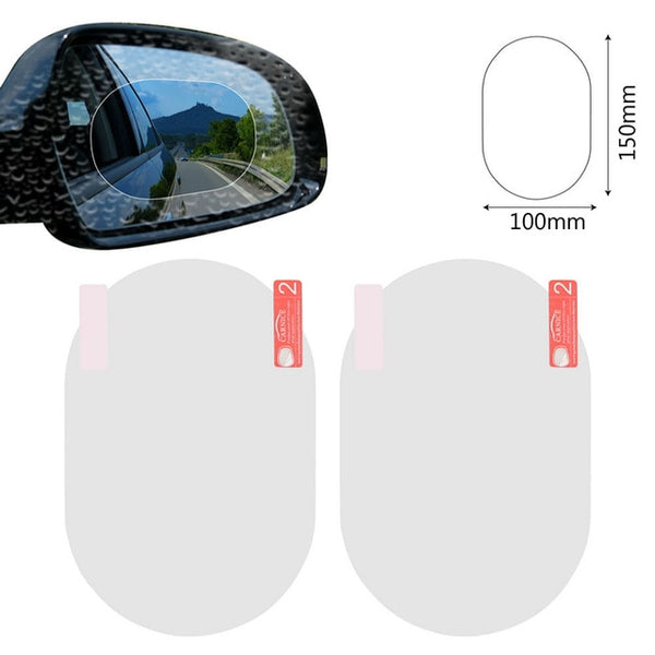 Waterproof  Car Sticker Anti Fog Mirror