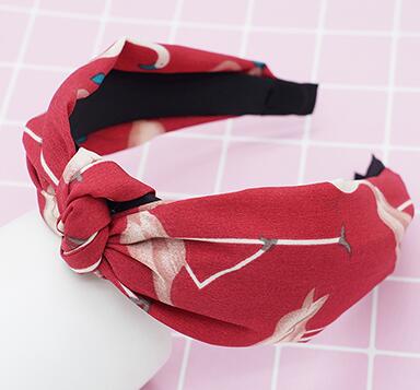 TWDVS Vintage Style Elastic 1PC Lady Hairband Knot Turban Female Tied Headband