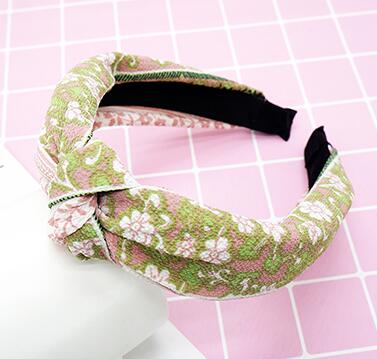 TWDVS Vintage Style Elastic 1PC Lady Hairband Knot Turban Female Tied Headband