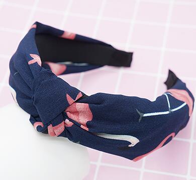 TWDVS Vintage Style Elastic 1PC Lady Hairband Knot Turban Female Tied Headband