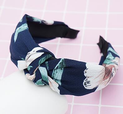 TWDVS Vintage Style Elastic 1PC Lady Hairband Knot Turban Female Tied Headband