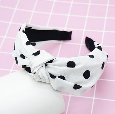 TWDVS Vintage Style Elastic 1PC Lady Hairband Knot Turban Female Tied Headband