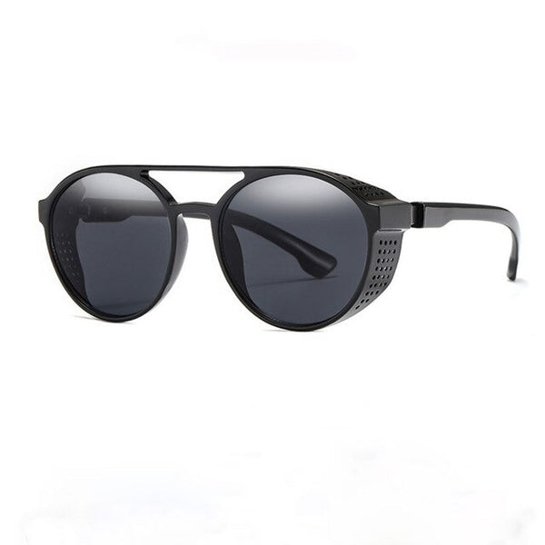Punk Sunglasses Men Women Goggles Round Steampunk
