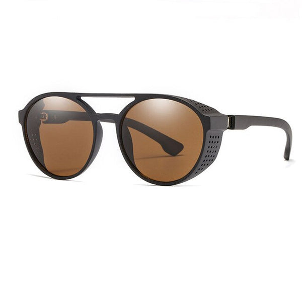 Punk Sunglasses Men Women Goggles Round Steampunk