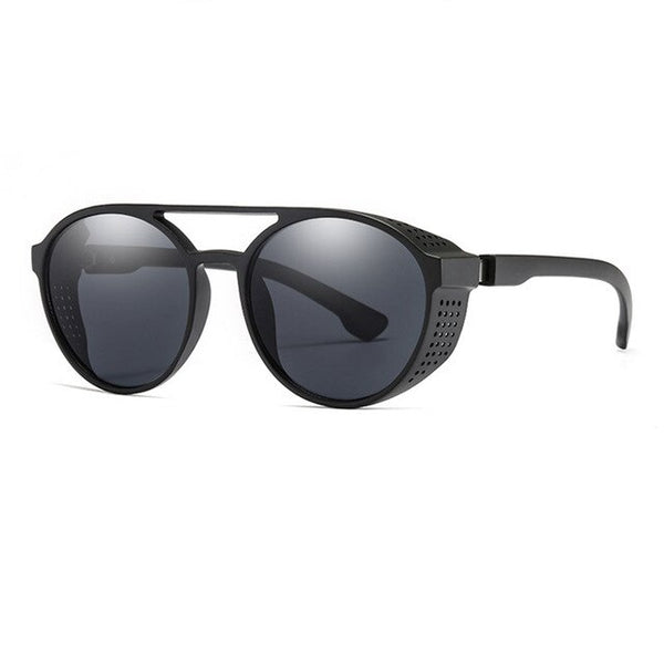 Punk Sunglasses Men Women Goggles Round Steampunk