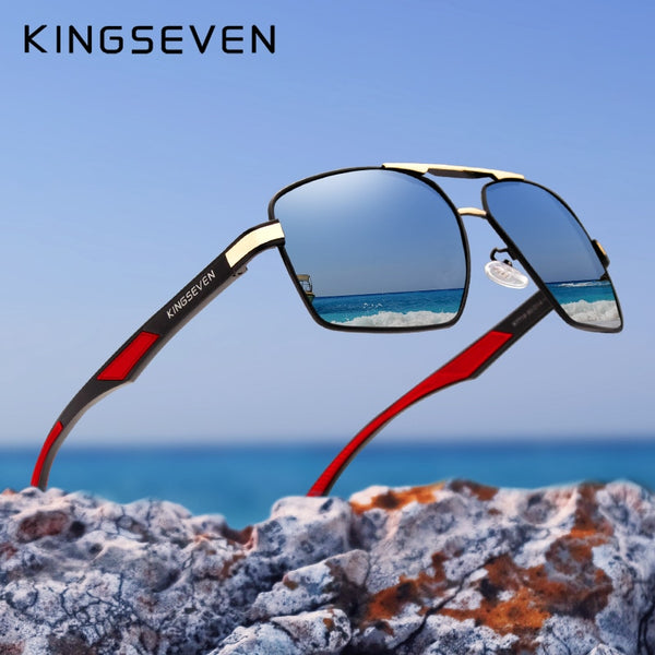 KINGSEVEN Aluminum Men's Sunglasse Polarized Lens