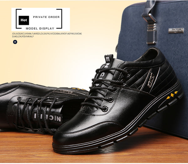 Misalwa Misalwa  New Mens Casual Shoes Height Increase British Style