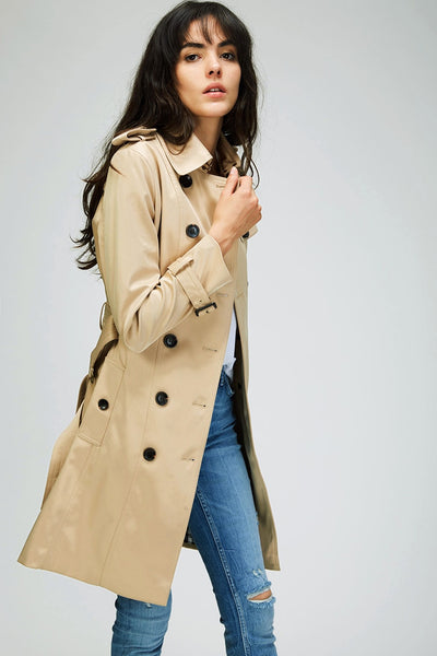 JAZZEVAR  High Fashion Brand Woman Classic Double Breasted