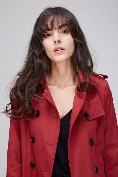 JAZZEVAR  High Fashion Brand Woman Classic Double Breasted