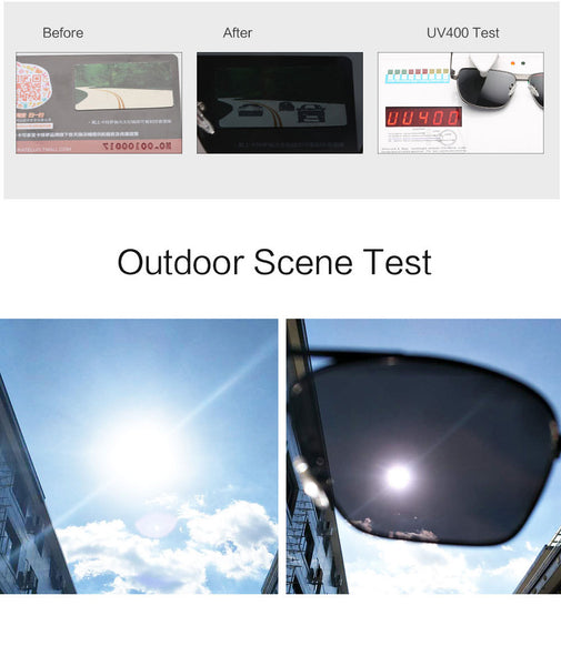 KATELUO Classic Mens Military Quality Sunglasses HD Polarized