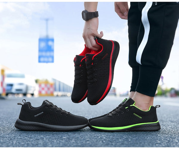 JINTOHO Unisex Breathable Men Running Shoes  Sport  Male Black Athletic Sneakers