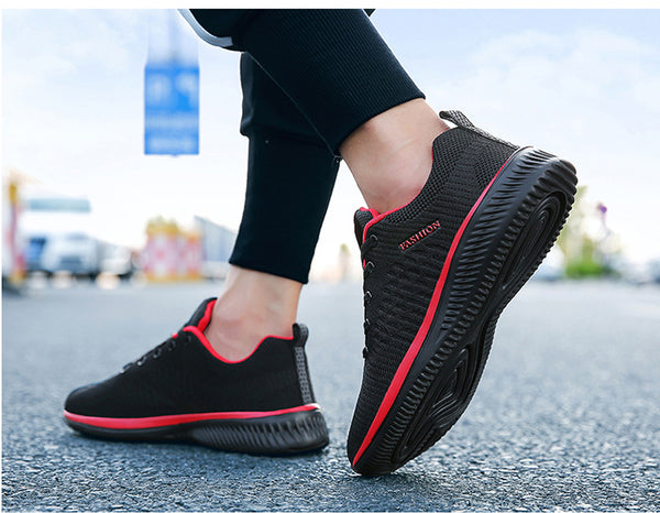 JINTOHO Unisex Breathable Men Running Shoes  Sport  Male Black Athletic Sneakers