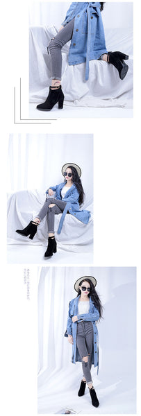 Hot 3Colour Women shoes Winter Autumn Casual Women High Heels Pumps Warm