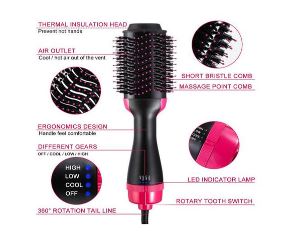Hair Dryer  Rotating 2 FUNCTION IN 1
