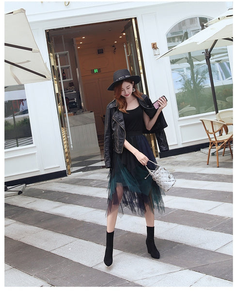 HOT Woman Shoes Sexy Zip Up Square High Heels Party Women Boots Winter