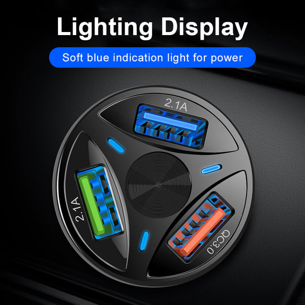 Suhach 3A Quick Charge 4.0 3.0 USB Car Charger  Mobile Phone Charger USB