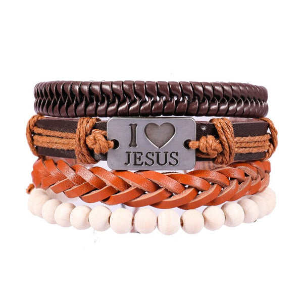 Leather  Men/Women  Multi-layer
