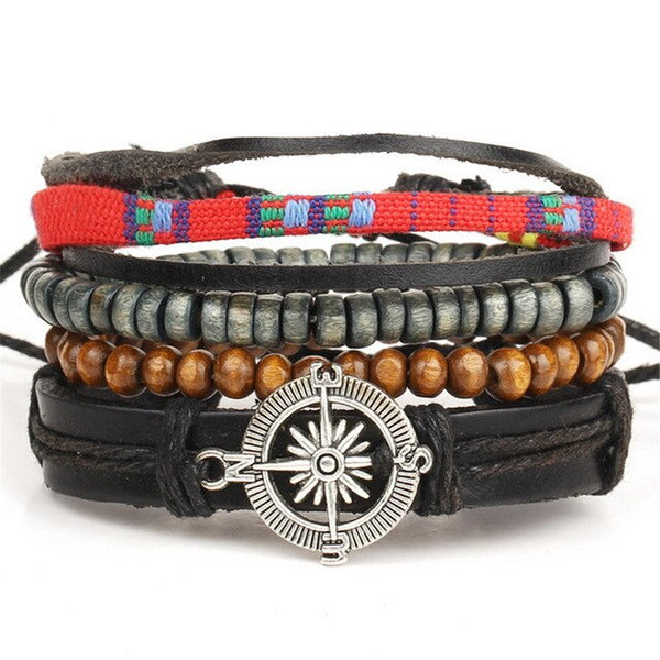 Leather  Men/Women  Multi-layer