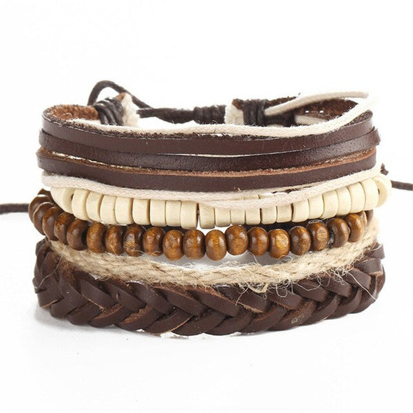 Leather  Men/Women  Multi-layer