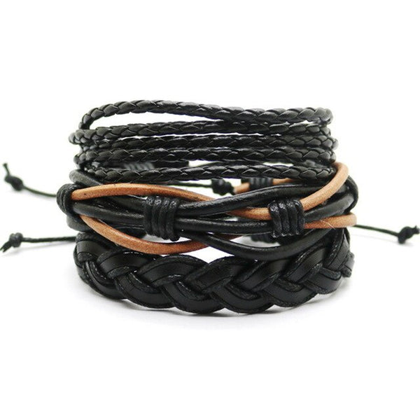Leather  Men/Women  Multi-layer