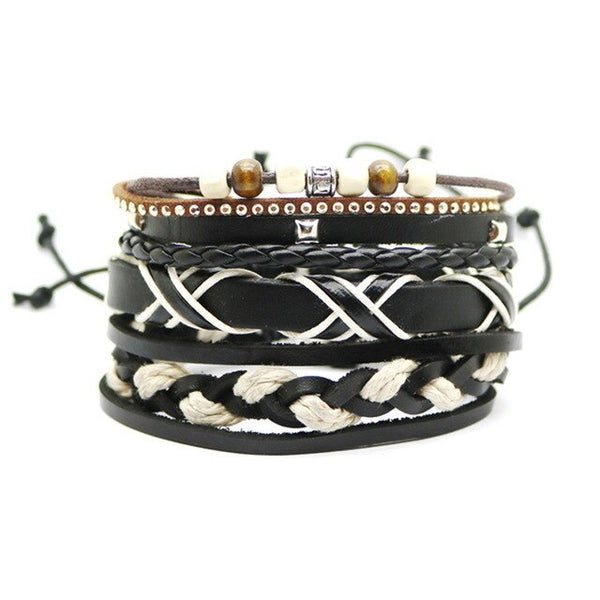 Leather  Men/Women  Multi-layer