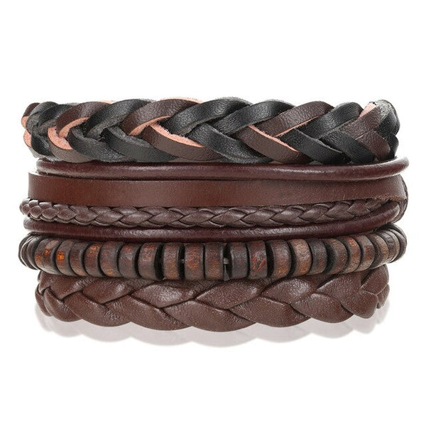 Leather  Men/Women  Multi-layer