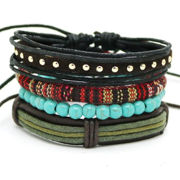 Leather  Men/Women  Multi-layer