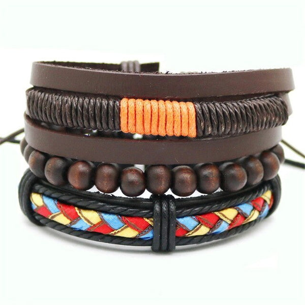 Leather  Men/Women  Multi-layer