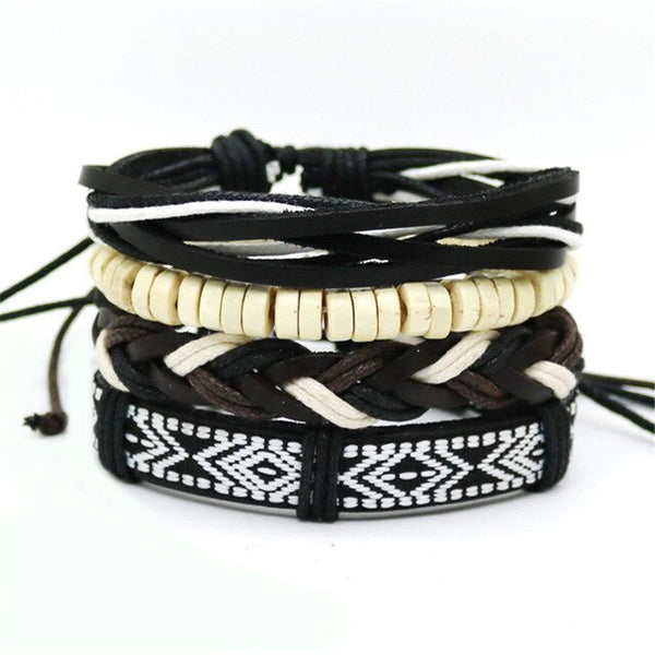 Leather  Men/Women  Multi-layer