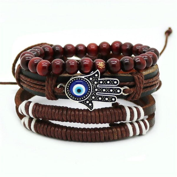 Leather  Men/Women  Multi-layer