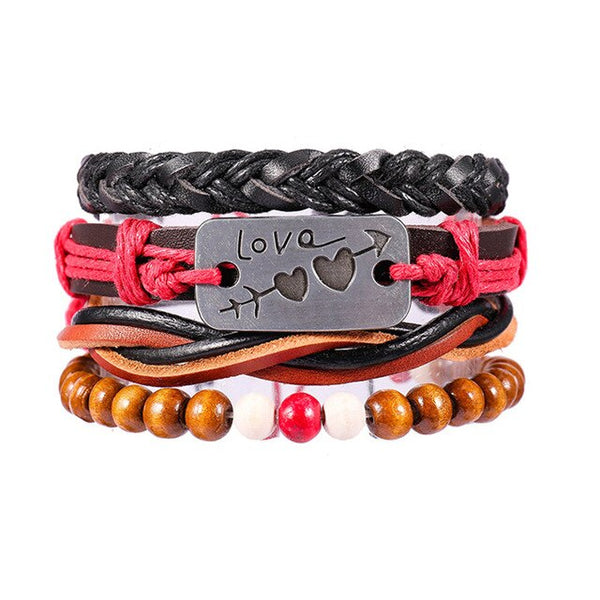 Leather  Men/Women  Multi-layer