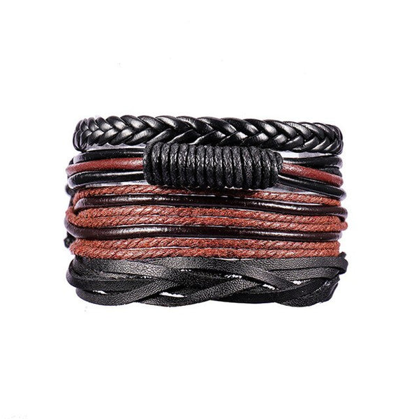Leather  Men/Women  Multi-layer