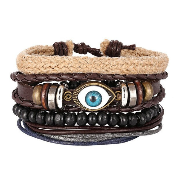 Leather  Men/Women  Multi-layer