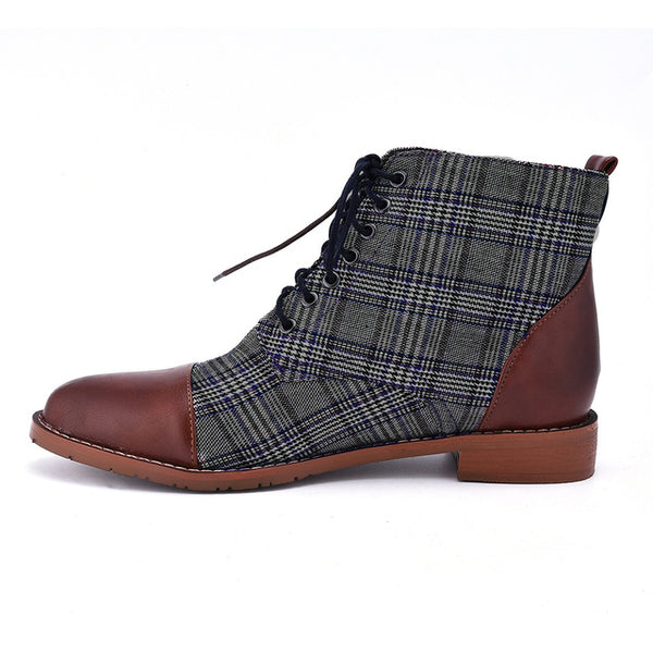 Spring Autumn Men Boots Vintage Style Men Shoes Male Casual Fashion PU Leather