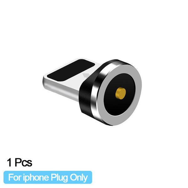 LED Glow Flowing Magnetic Charger Cable Luminous Lighting Fast Charging Micro USB Type C