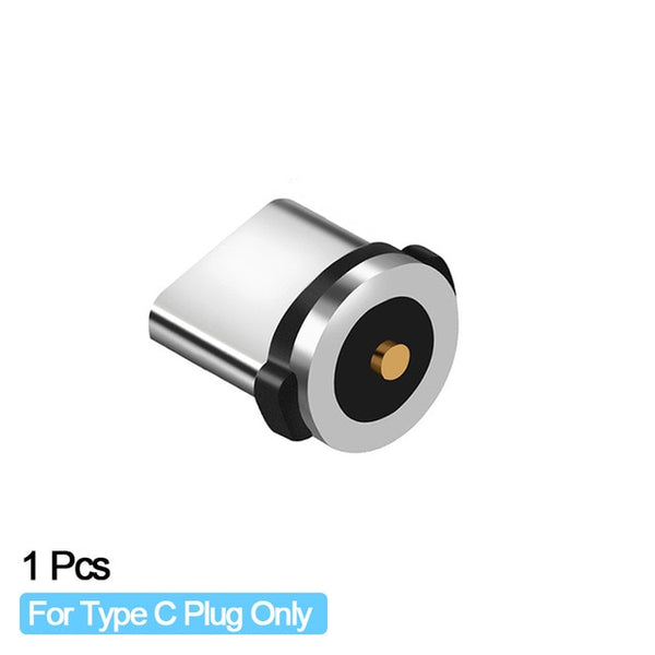 LED Glow Flowing Magnetic Charger Cable Luminous Lighting Fast Charging Micro USB Type C